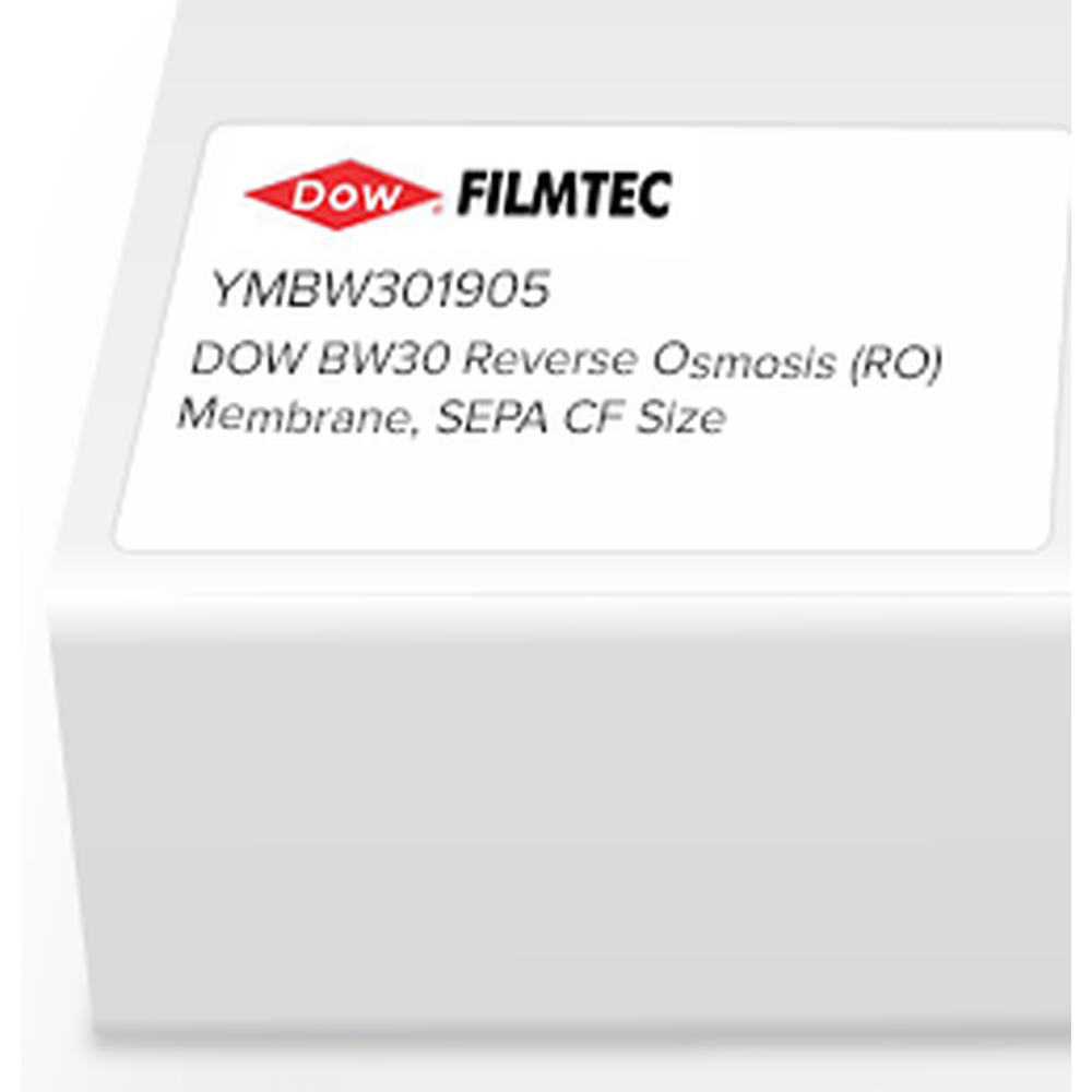 Dow Filmtec Flat Sheet Membrane, BW30, PA-TFC, RO, Sepa, 5/Pk
