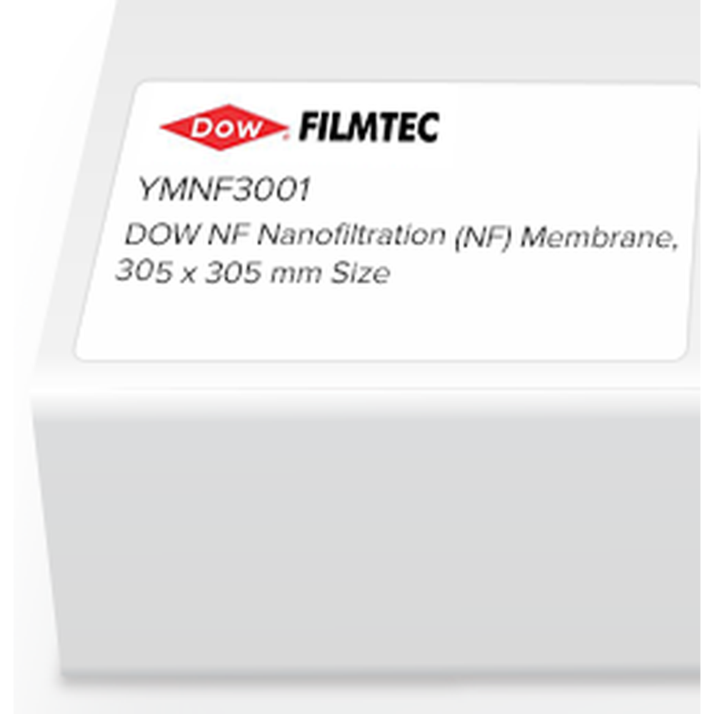 Dow Filmtec Flat Sheet Membrane, PA-TFC, NF, 305 x 305mm, 1/Pk