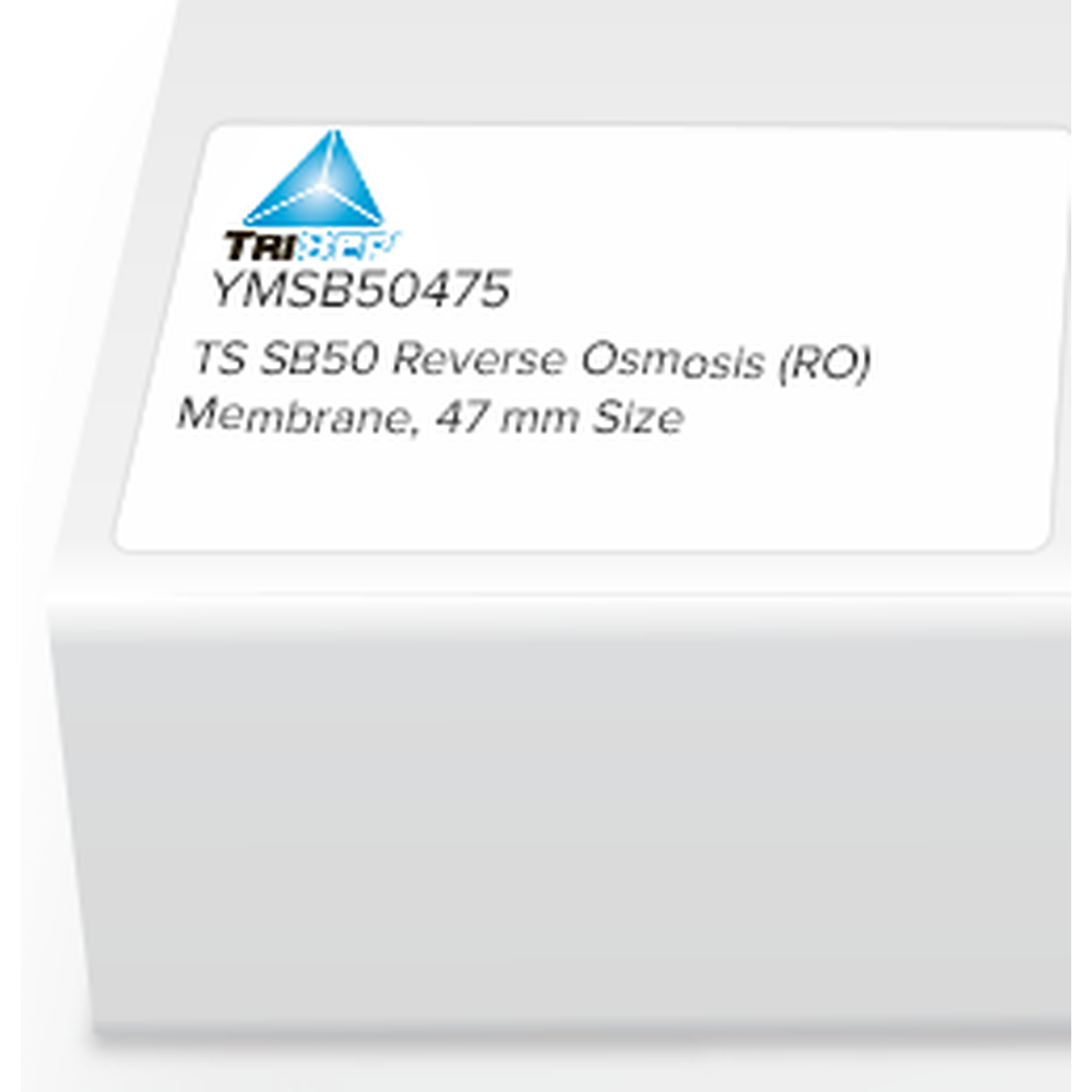 TriSep Flat Sheet Membrane, SB50, CA Blend, RO, 47mm, 5/Pk