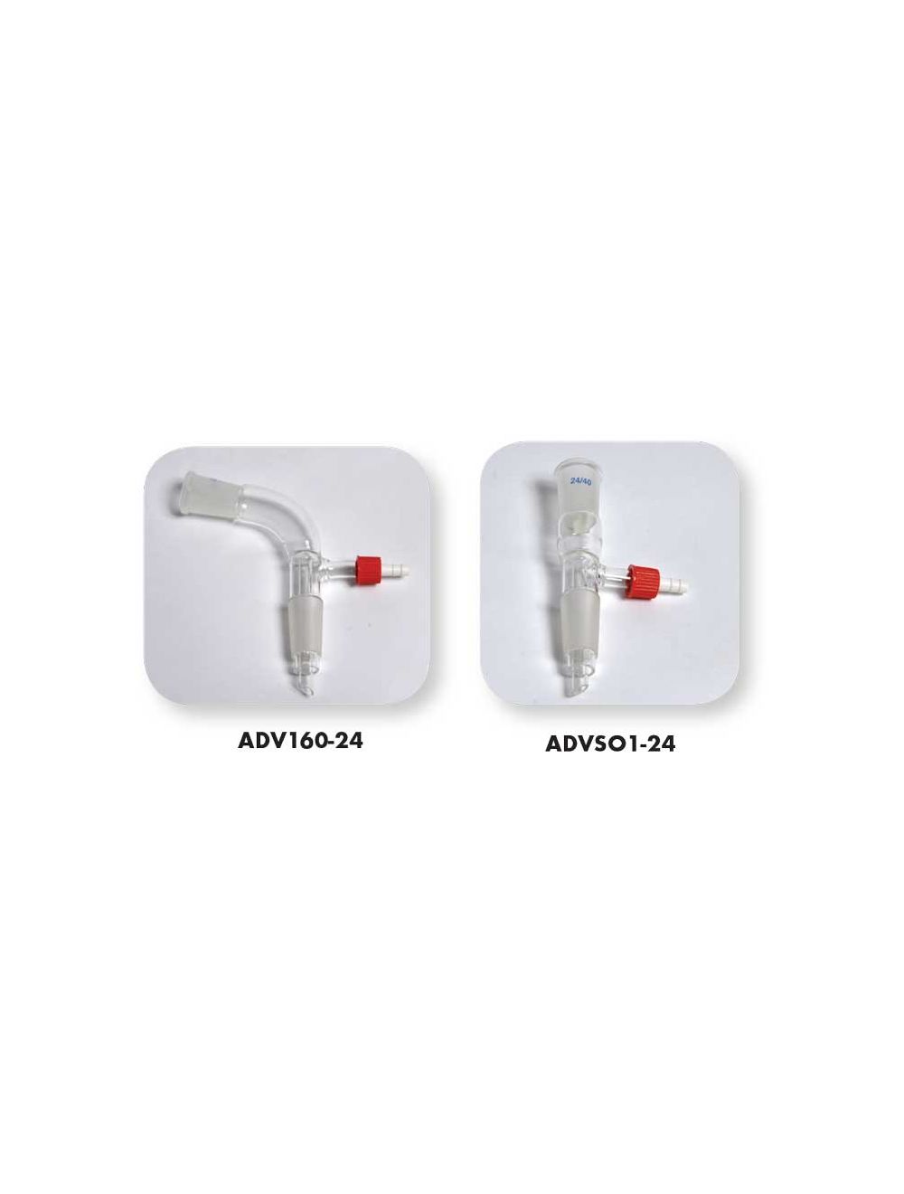 Vacuum Adapter, Bent, 24/40 Joint