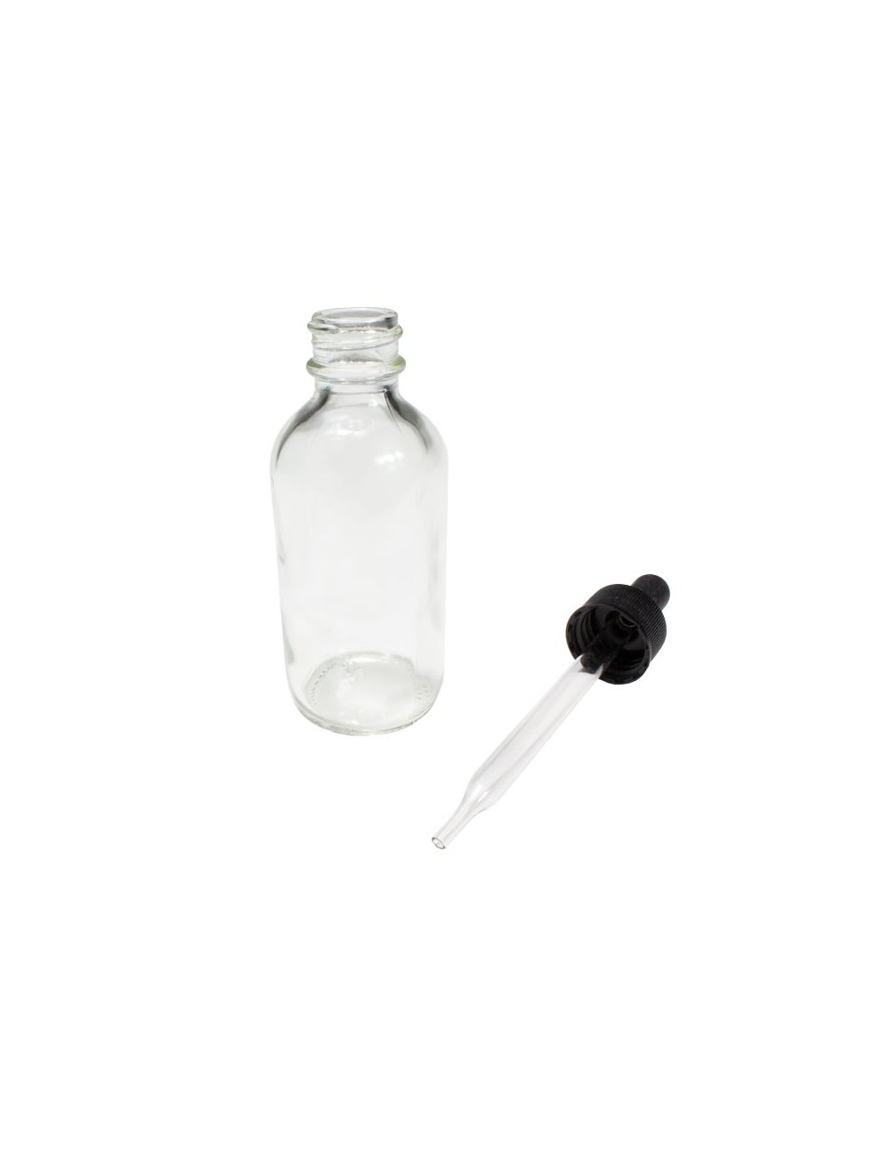 Flint Bottles, Boston Round, 2Oz