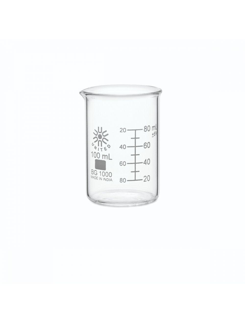 Beakers, Low Form, Borosilicate Glass, 100Ml
