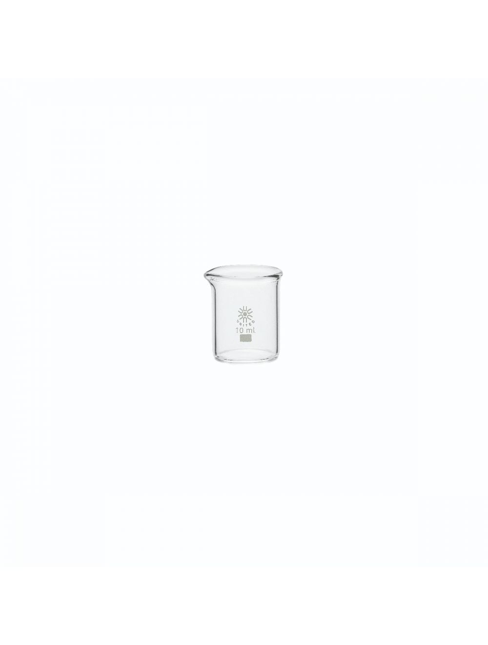 Beakers, Low Form, Borosilicate Glass, 10Ml