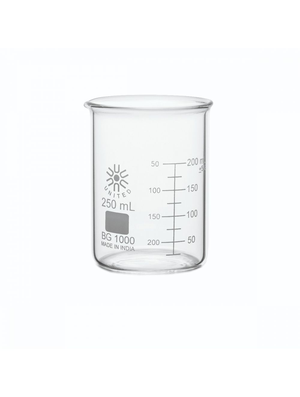 Beakers, Low Form, Borosilicate Glass, 250Ml