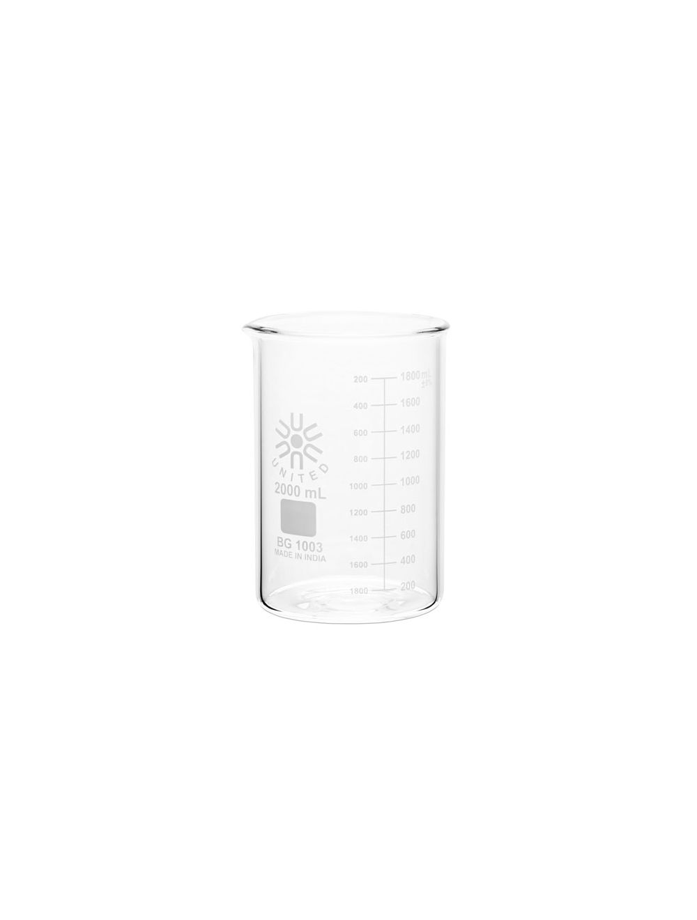 Beakers, Low Form, Heavy Duty, 2000Ml