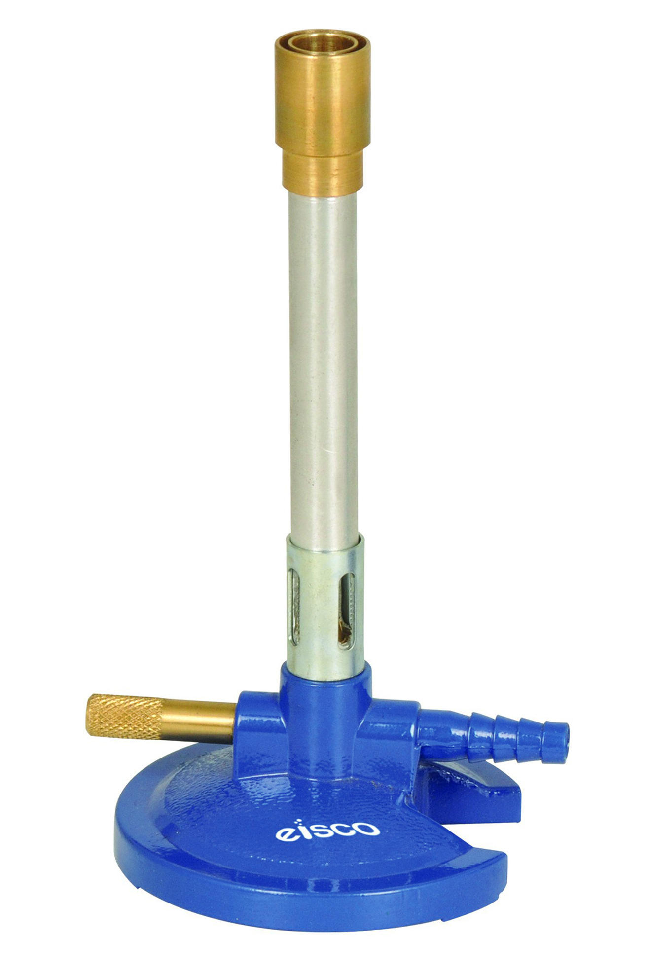 Premium Bunsen Burner, Natural Gas - Flame Stabilizer, Needle Valve Gas Flow Control - Suitable for use with Natural Gas