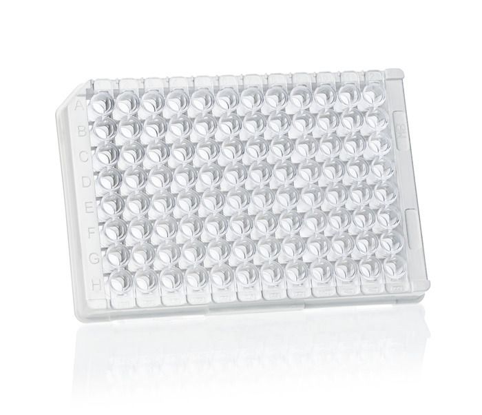 BRANDplates ImmunoGrade strip plate strips, w/frame, pk 100