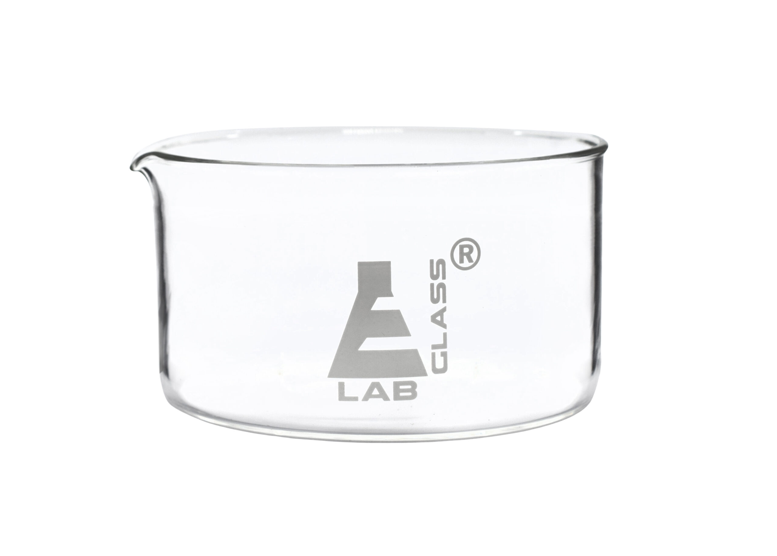 Crystallizing Dish, 500ml - Flat Bottom, with Spout - Borosilicate 3.3 Glass - Laboratory, Kitchen, Crafts