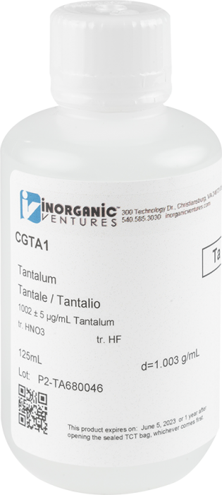 1000ug/mL TANTALUM 125mL
