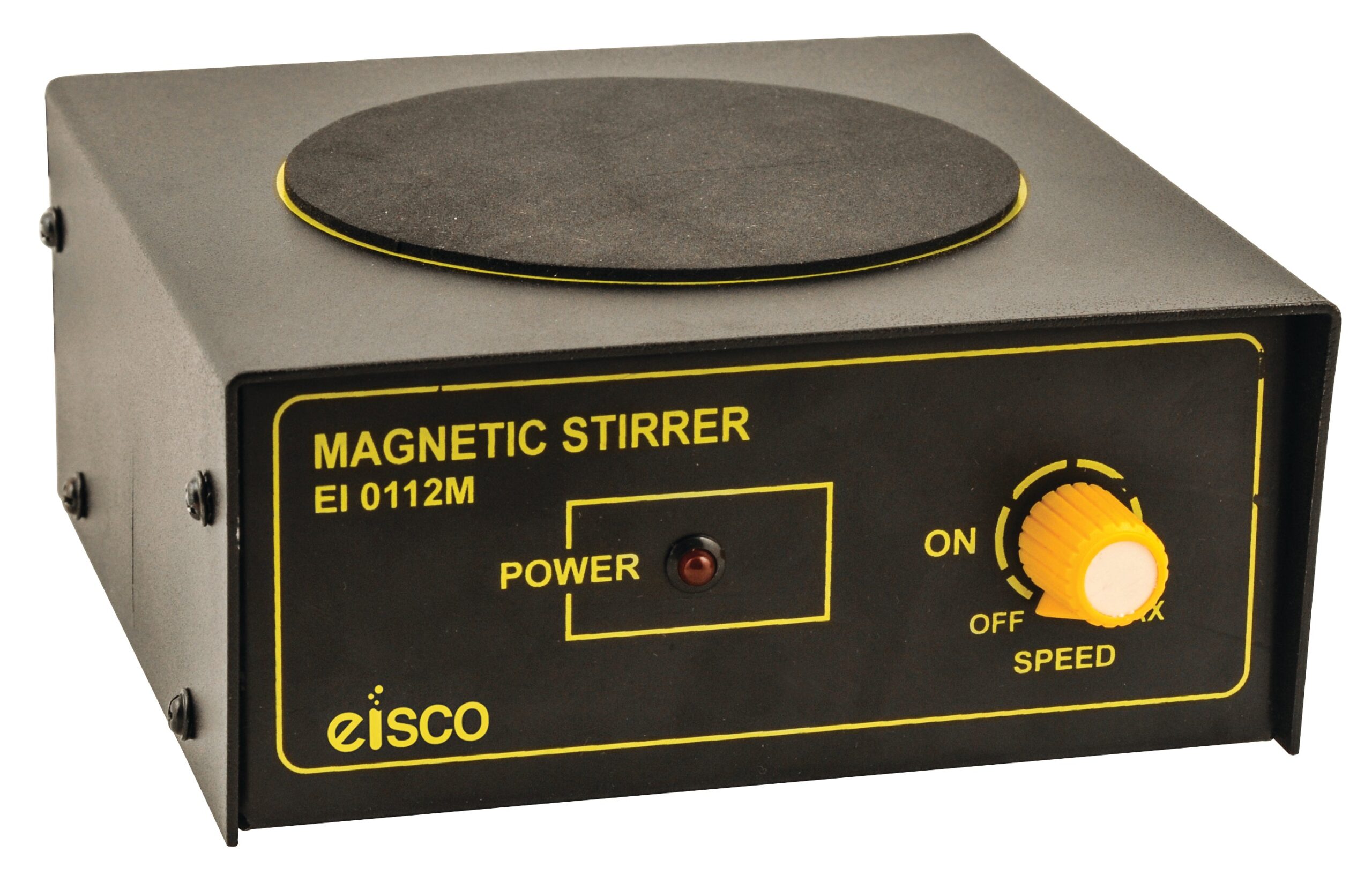 Magnetic Stirrer, 4" Round Plate, Lightweight Stirring up to 500ml, Portable and Compact Design