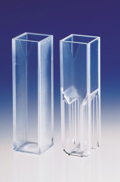 Cuvette, PMMA, Macro, min vol 2.5 mL, max 4.5 mL, pack of 100