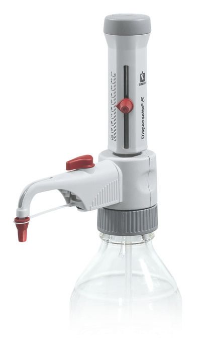 Dispensette S analog, w/ recirculation valve 1-10mL