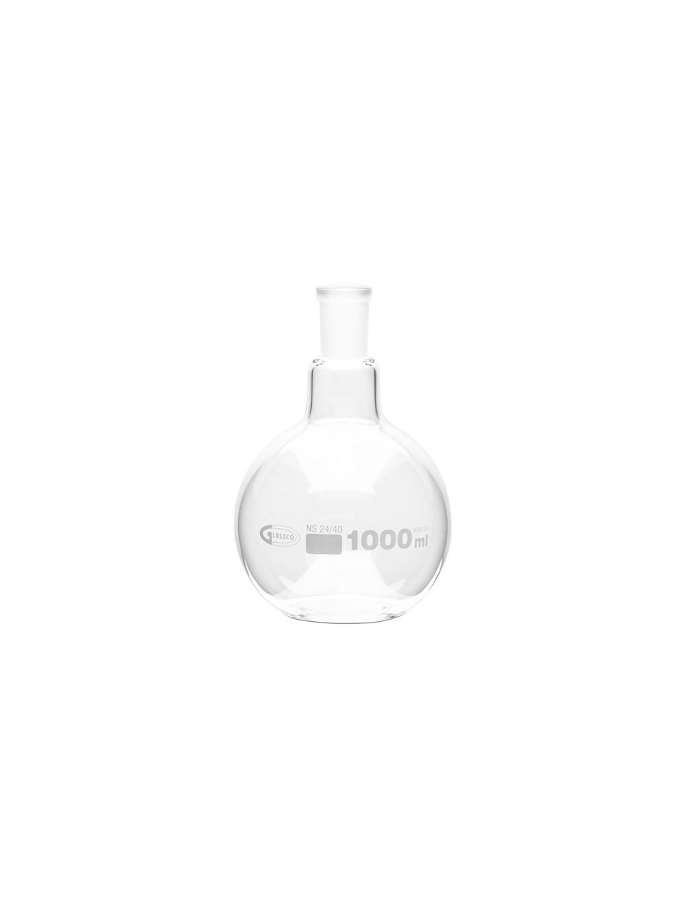 Boiling Flask, Flat Bottom, Ground Joints, 1000Ml