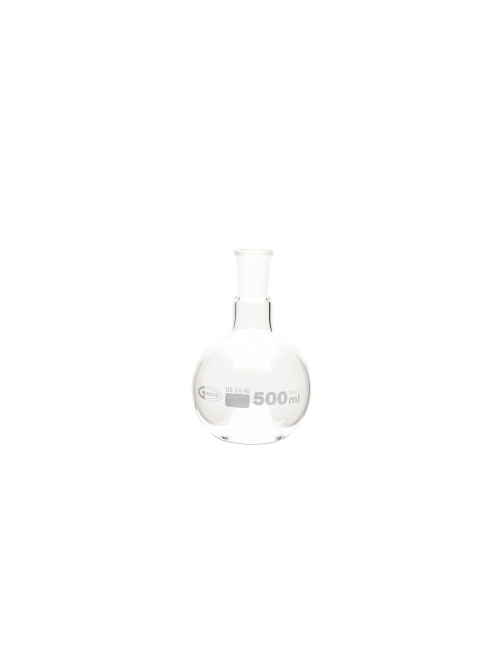 Boiling Flask, Flat Bottom, Ground Joints, 500Ml PK/6