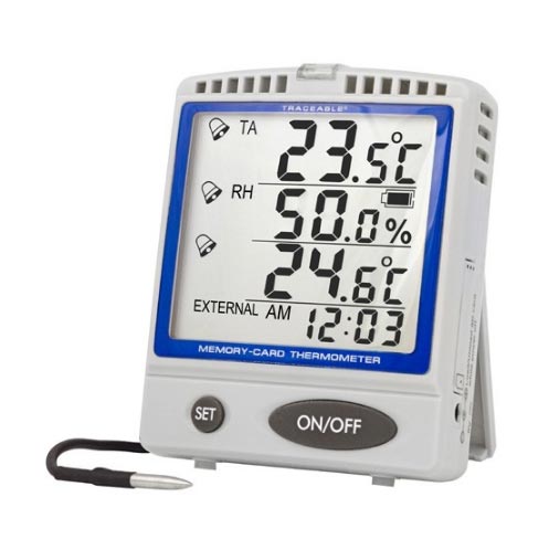 Memory-Card with Stainless Probe Thermometer