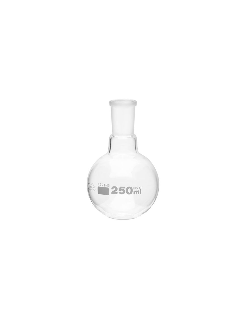 Boiling Flask, Round Bottom, Ground Joints, 250Ml