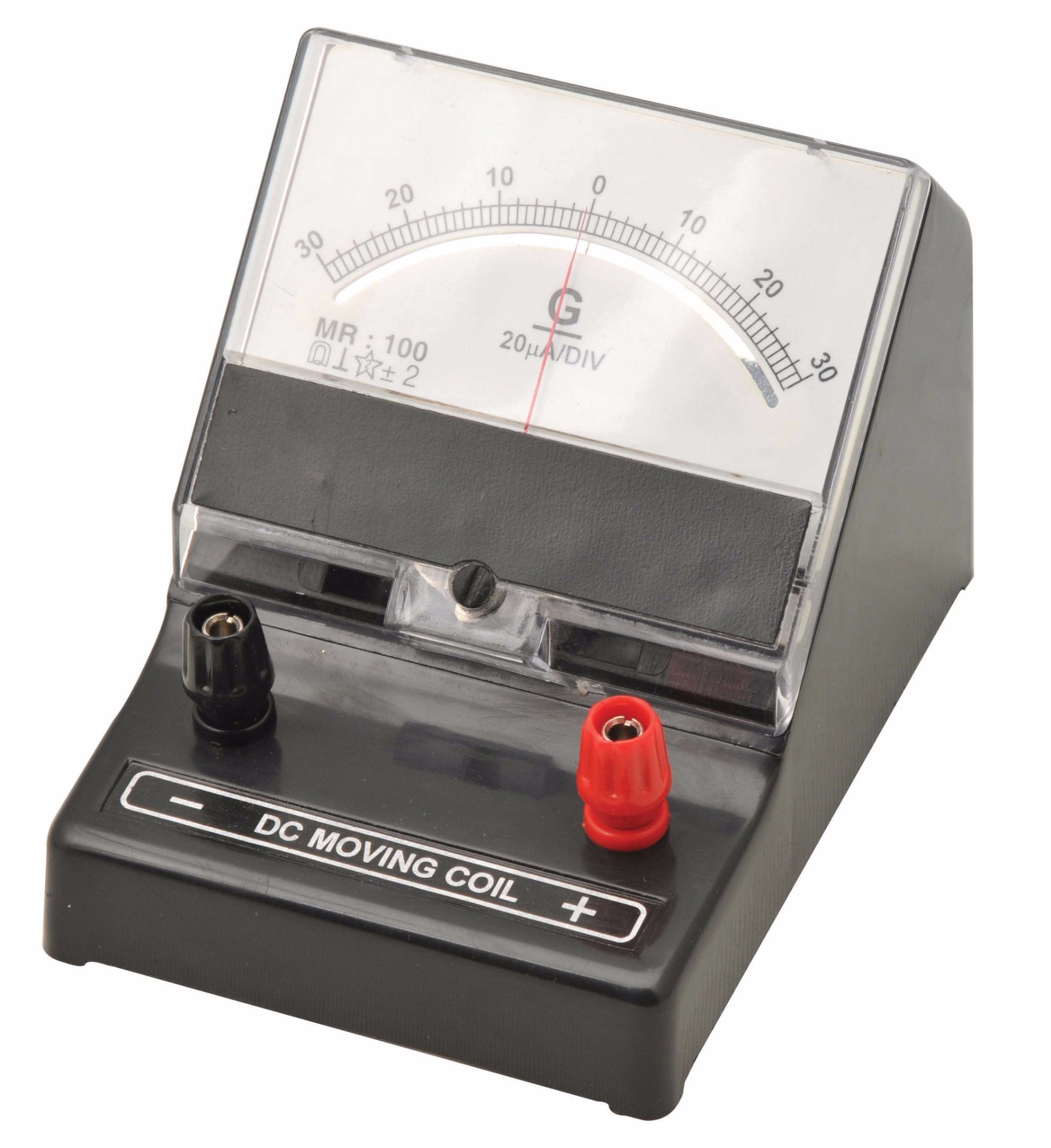 Moving Coil Meters DC, Galvanometer, 500 - 0 - 500 mA