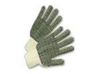 Single/Double Dot String Knit Gloves, Double Dot, 12/Pk