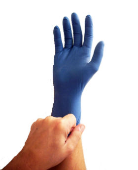 Nitromax Nitrile Powder-Free Exam 5 Mil, Large, 100/Pk