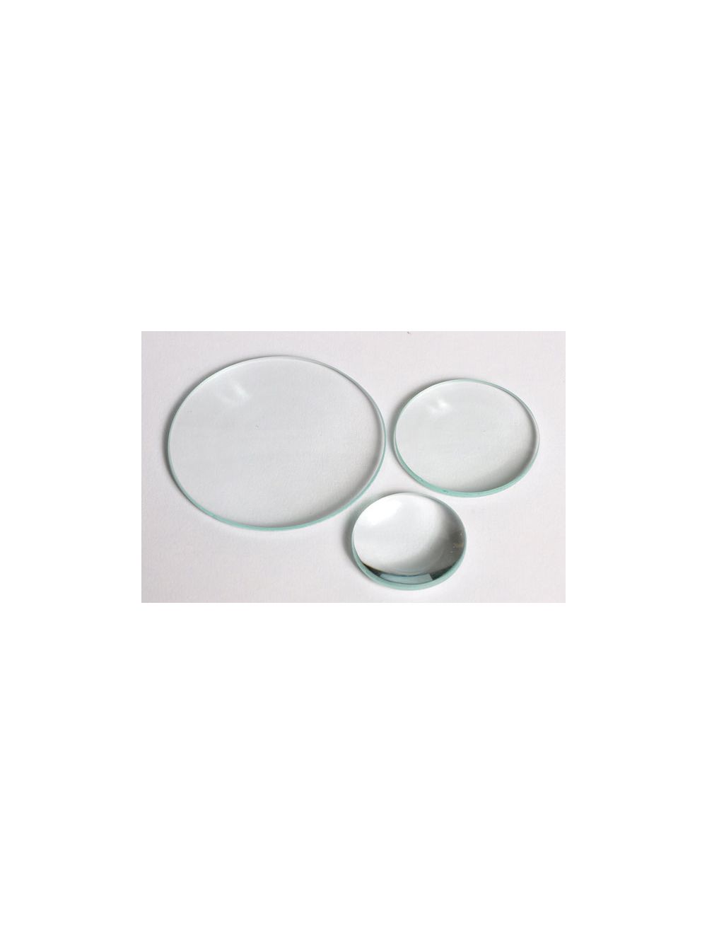 DOUBLE CONVEX LENS, GLASS, UNMOUNTED, 100MM DIA / 200MM FL, EACH