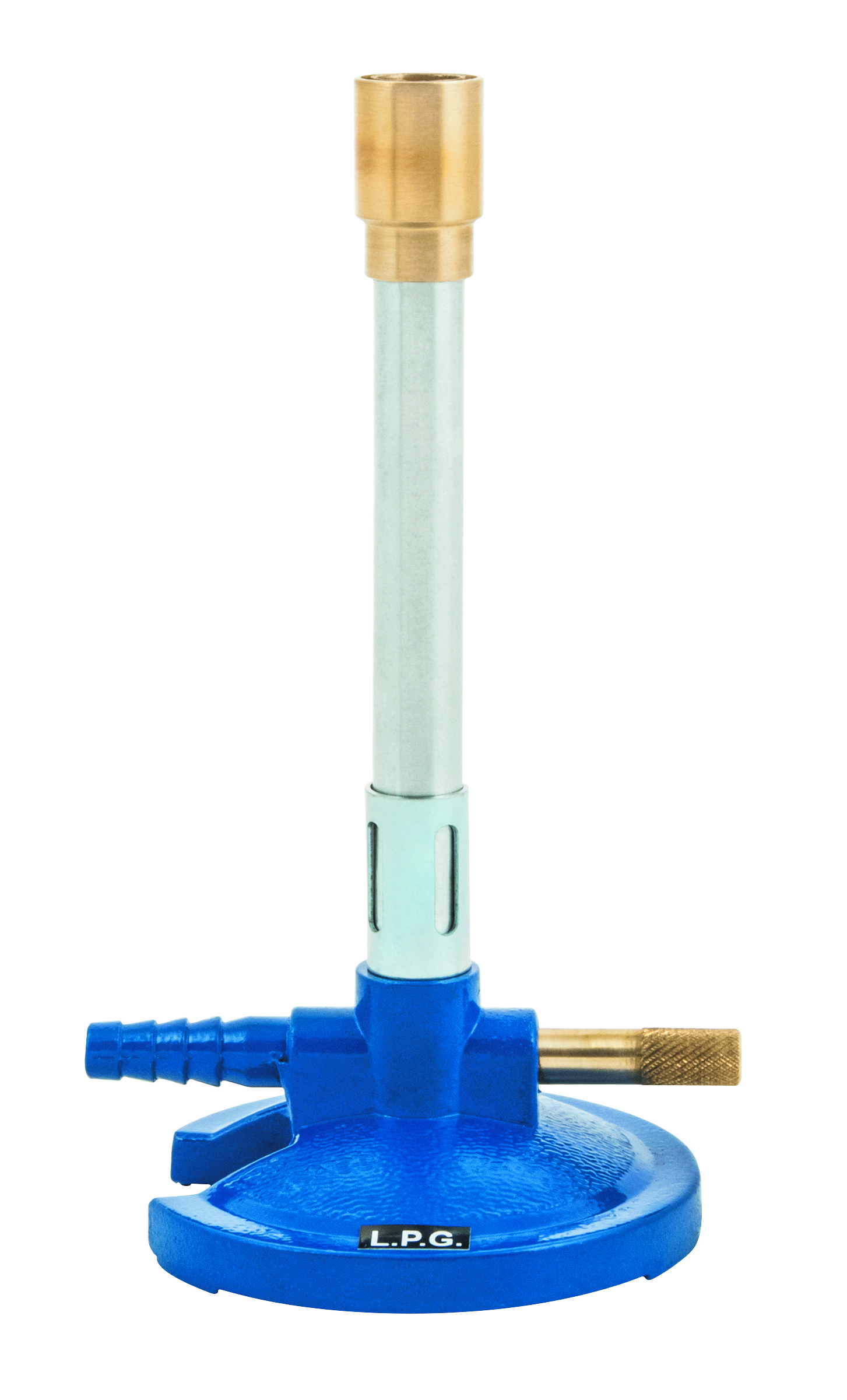 Premium Bunsen Burner, LPG - Flame Stabilizer, Needle Valve Gas Flow Control - Suitable for use with LPG / Butane Gas