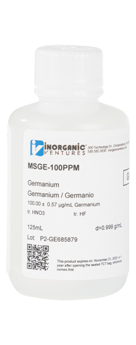 100ug/mL GERMANIUM 125mL
