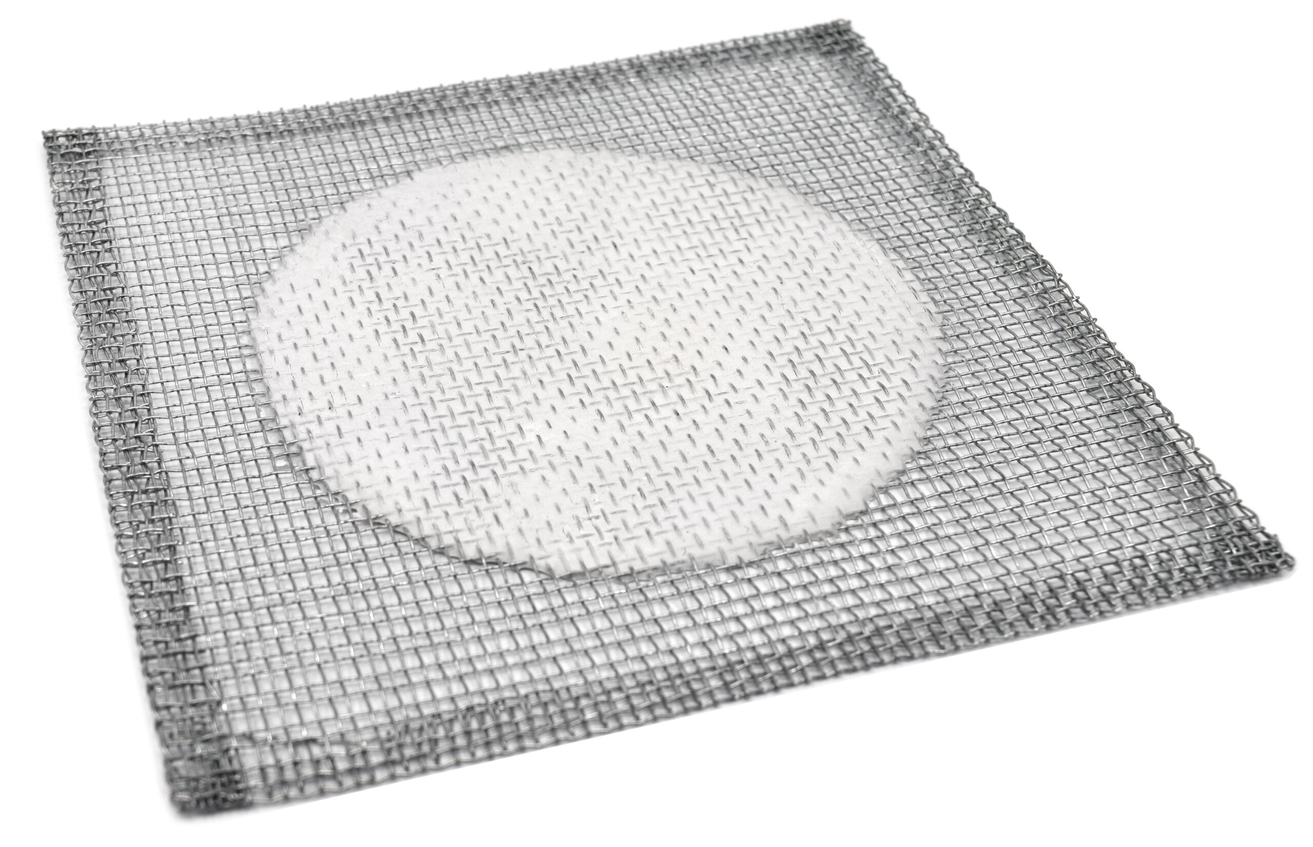 10PK Iron Wire Gauze Squares, 6x6" - 4" Ceramic Center - 100% Free of Harmful Chemicals, Asbestos Free