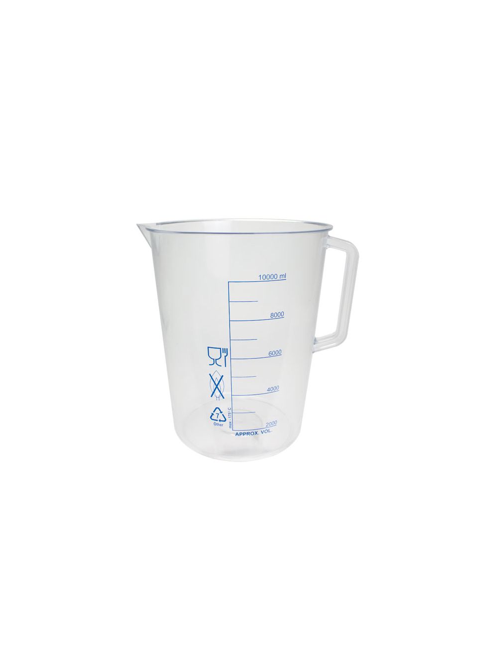 Beakers W/Handle, Printed Graduations, PMP, 100Ml