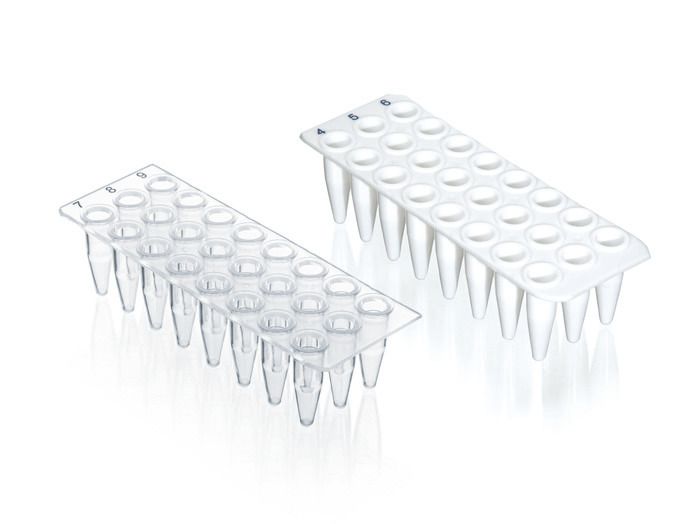 24 well qPCR plate, PP, no skirt, 40 plates