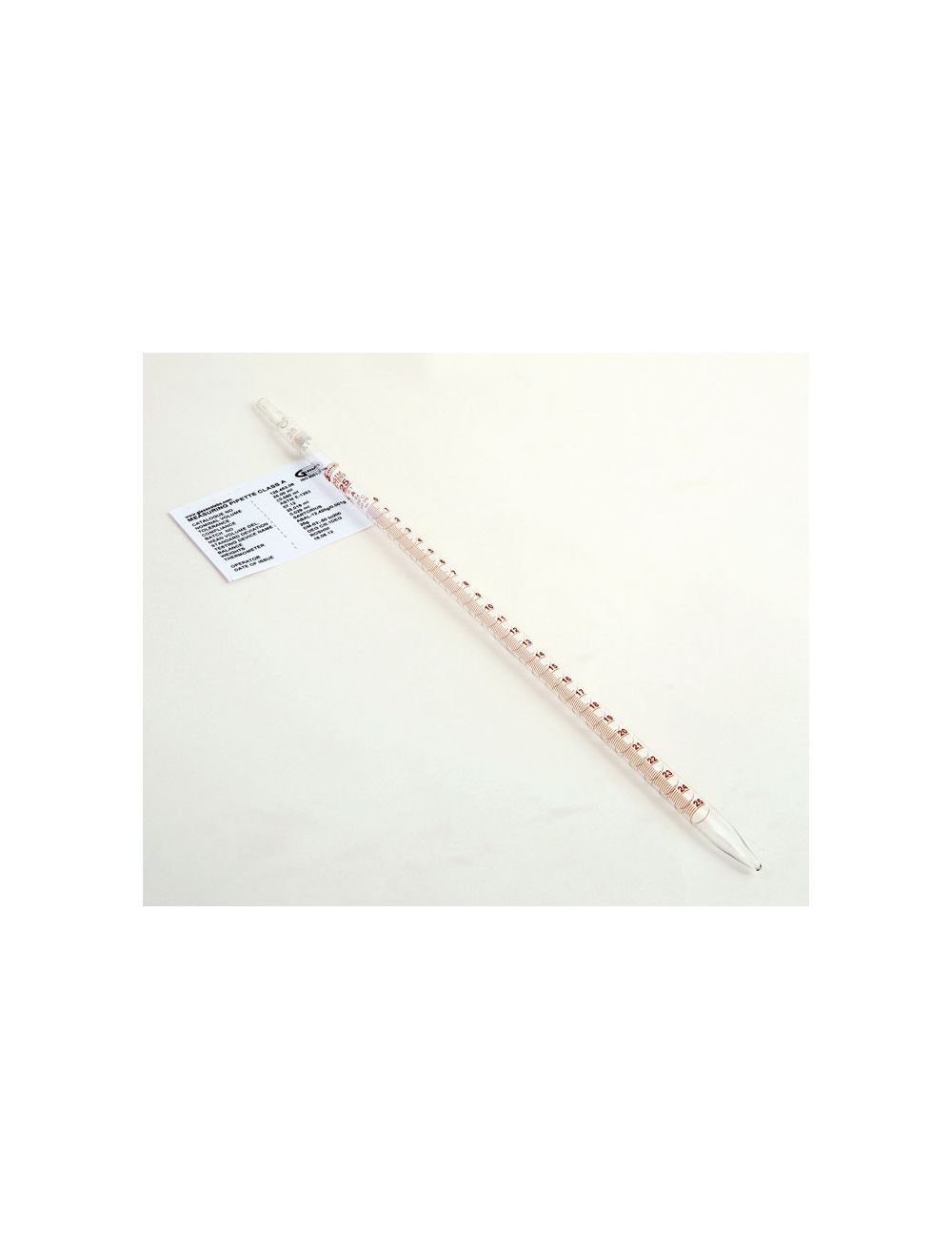 PIPETTES, MOHR, CLASS A, BATCH CERTIFIED, 2ML