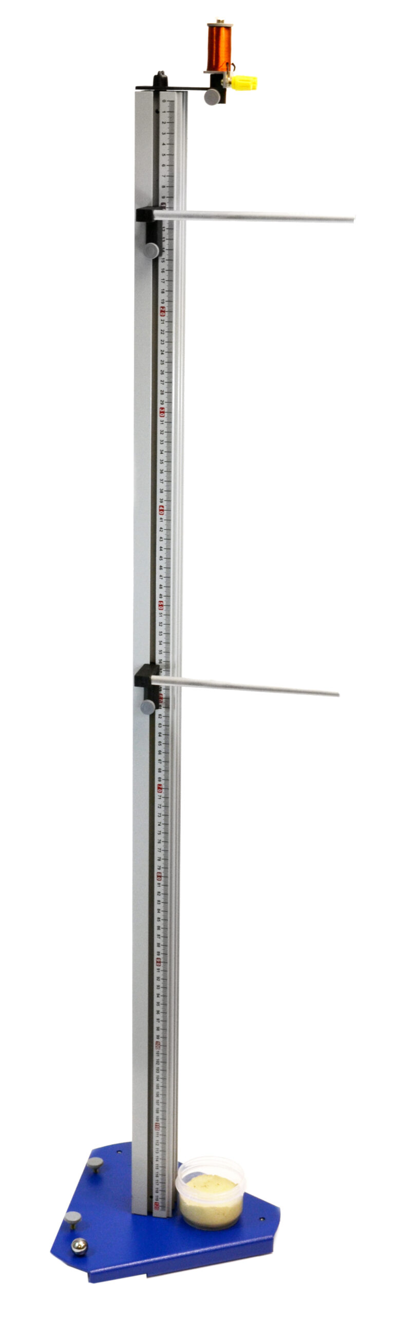Free Fall Apparatus, Advanced 'G' Kit - Ideal for Studying Acceleration by Gravity - Aluminum Extrusion Column with Scale, Electromagnet, Rods and Clamps