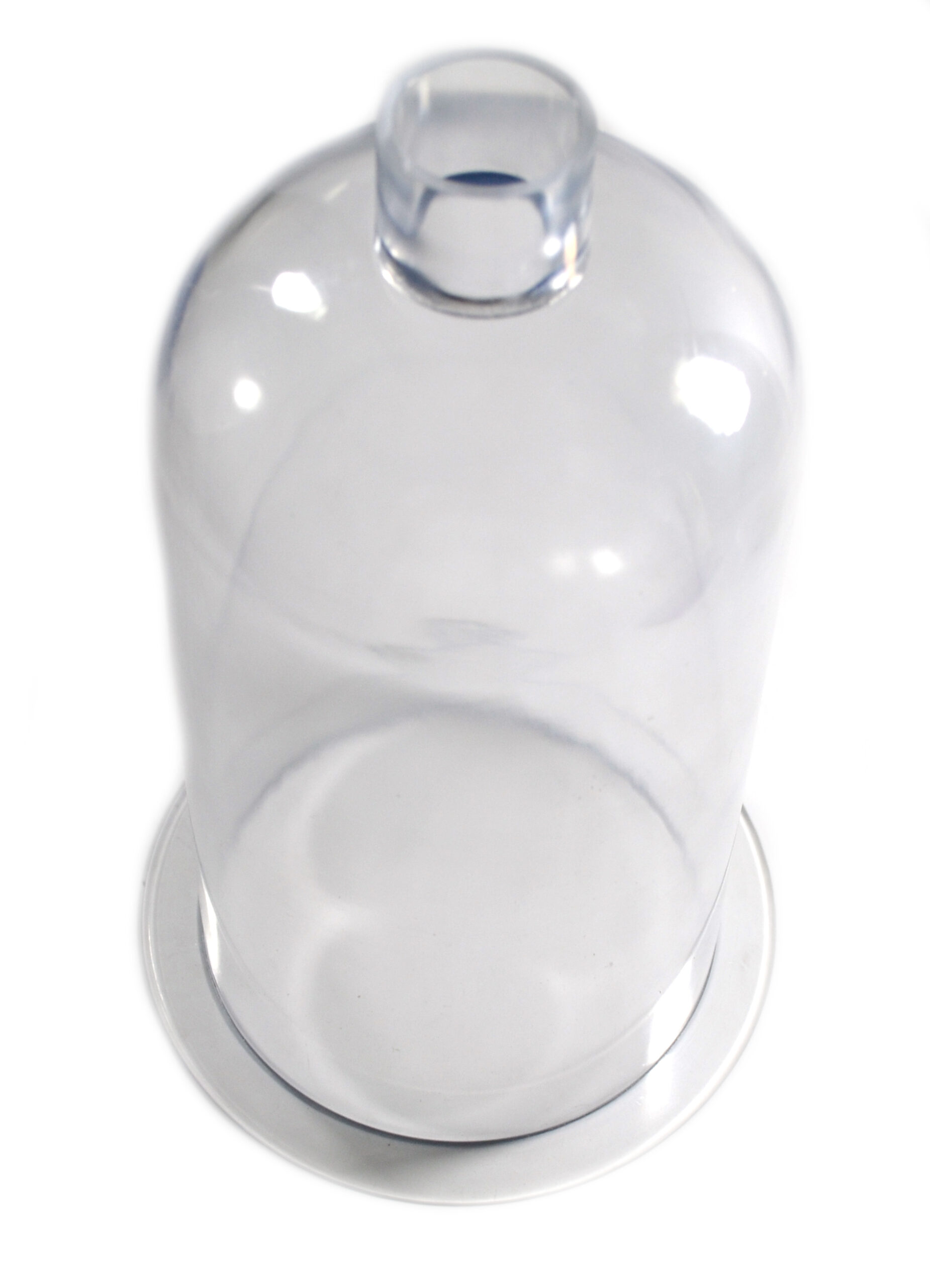 Large Acrylic Bell Jar 12" height x 7" diameter
