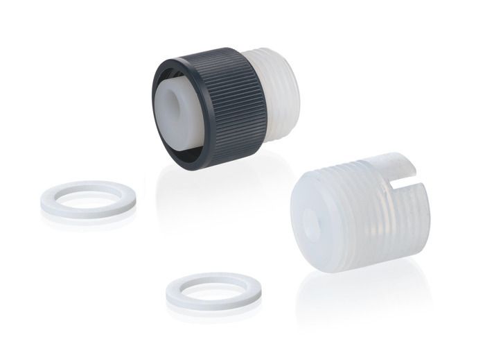 Adapter for filling valve w/sealing washer, seripettor pro