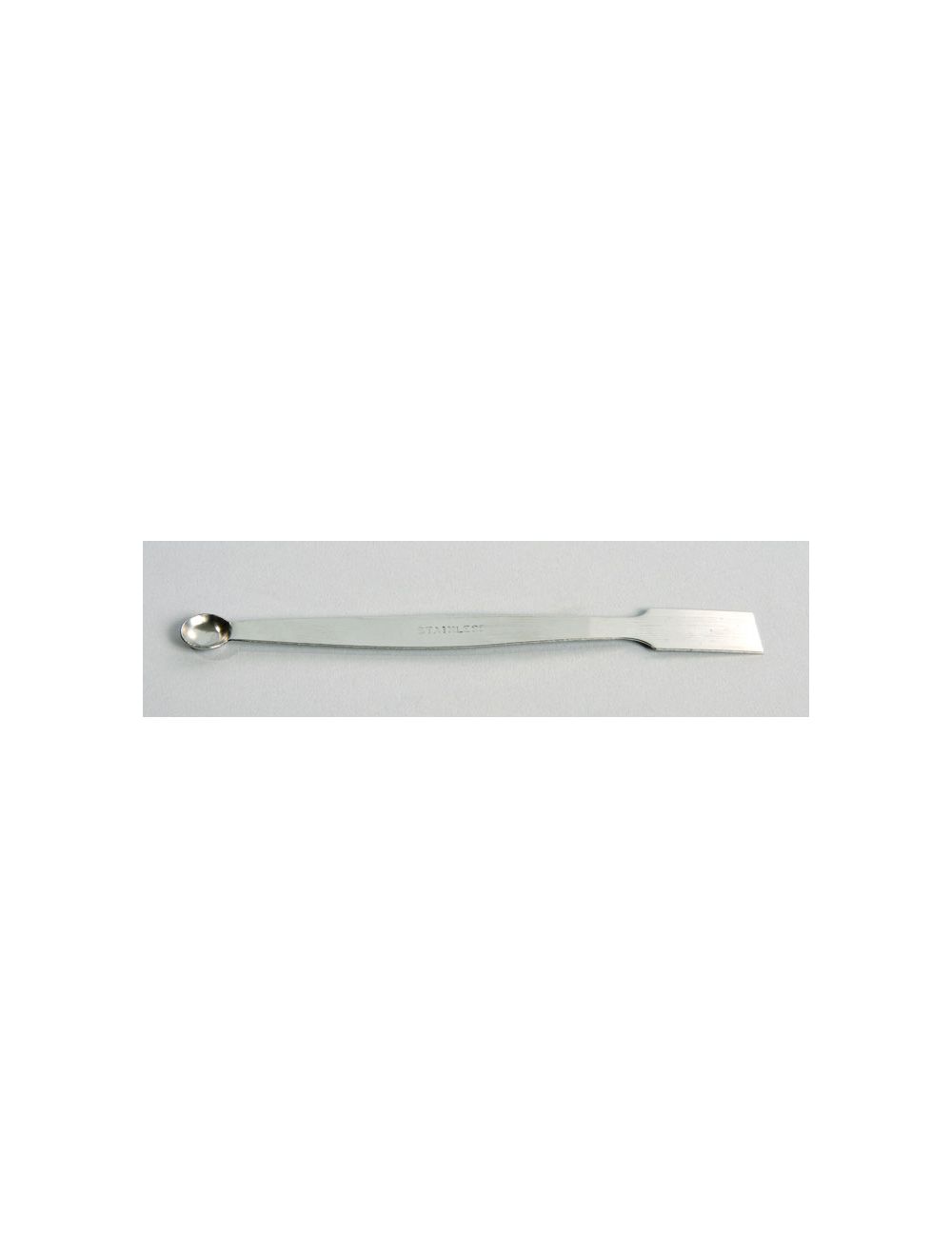 SPATULA, STAINLESS STEEL, FLAT AND SPOON, 8"