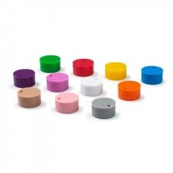 Simport T312-5 SS CAPINSERT FOR CRYOVIAL YELLOW
