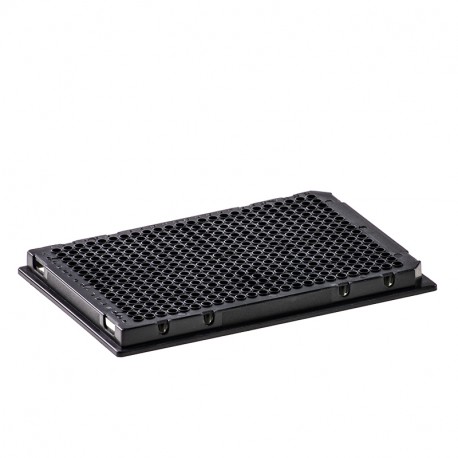 AMPLATE OPAQUE SKIRT. 96 WELLS PLATES BLACK