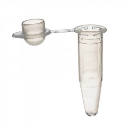 FLAT TOP REACT. TUBES .5ML - SNAP CAP BLUE