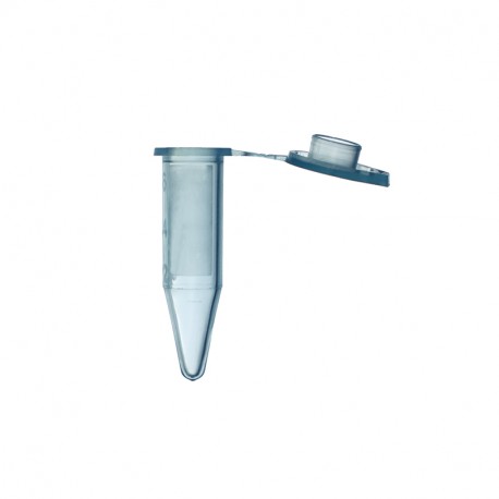 0.6ml GRADUATED TUBE W/FLAT CAP BLUE