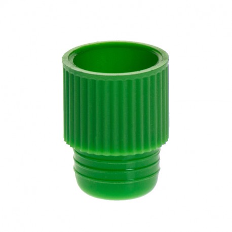 PLUG CAPS 12MM POLYETHYLENE GREEN