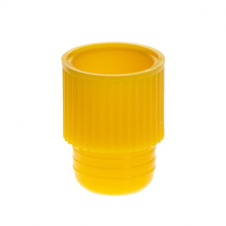 PLUG CAPS 12MM POLYETHYLENE YELLOW