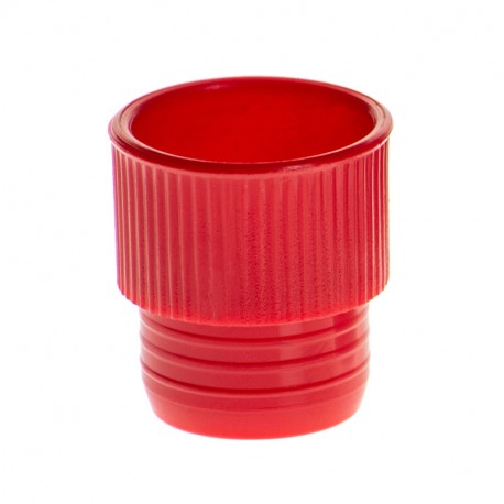 PLUG CAPS 17MM POLYETHYLENE RED