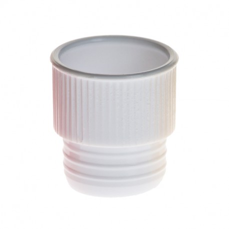 PLUG CAPS 17MM POLYETHYLENE WHITE