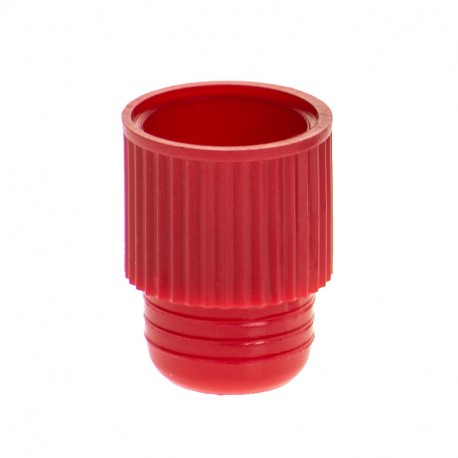 PLUG CAPS 12MM POLYETHYLENE RED