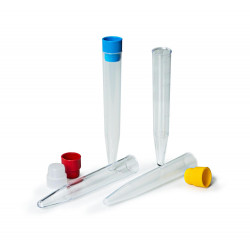 CENTRIFUGE TUBES 15ML CONICAL, 17X120, PS PK/100