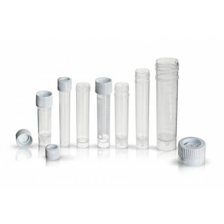 10ML TRANSPORT TUBE, NON GRAD. PP