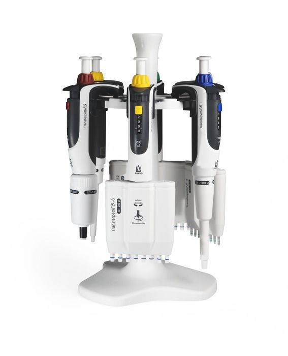 Rack mount for pipettes Transferpette® S and S -8/-12