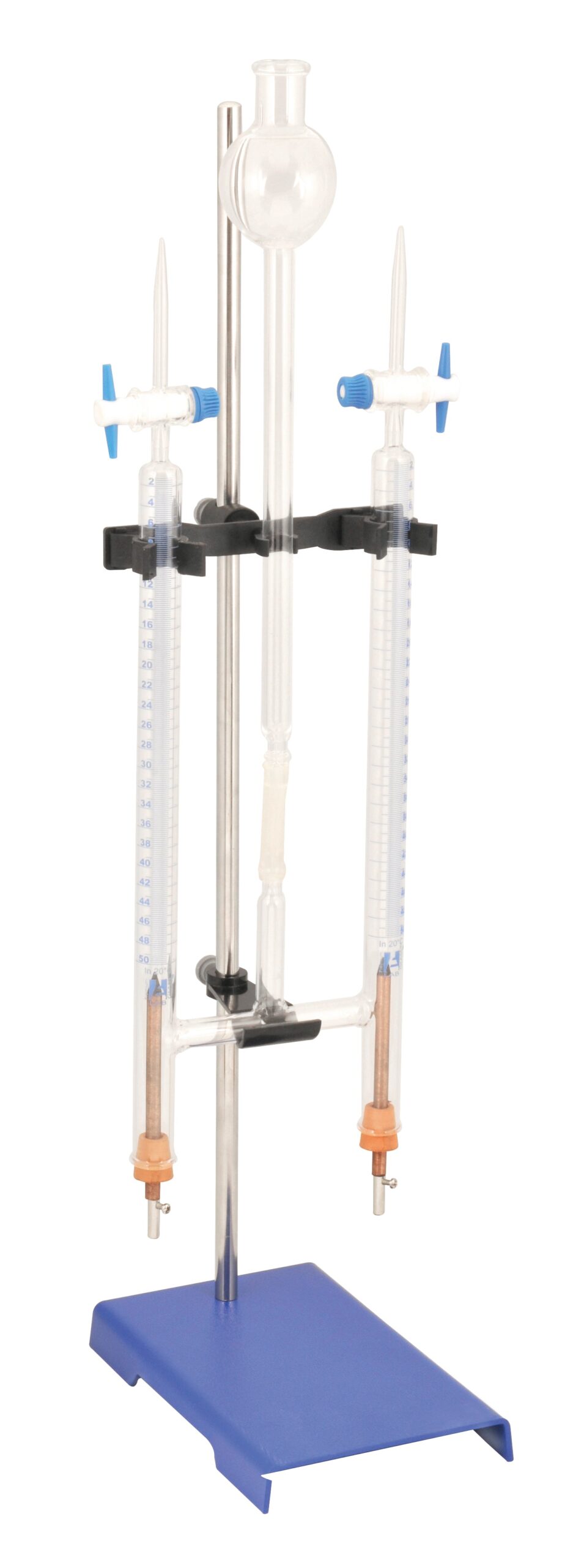 Hoffman Electrolysis Apparatus, with PTFE Stopcock