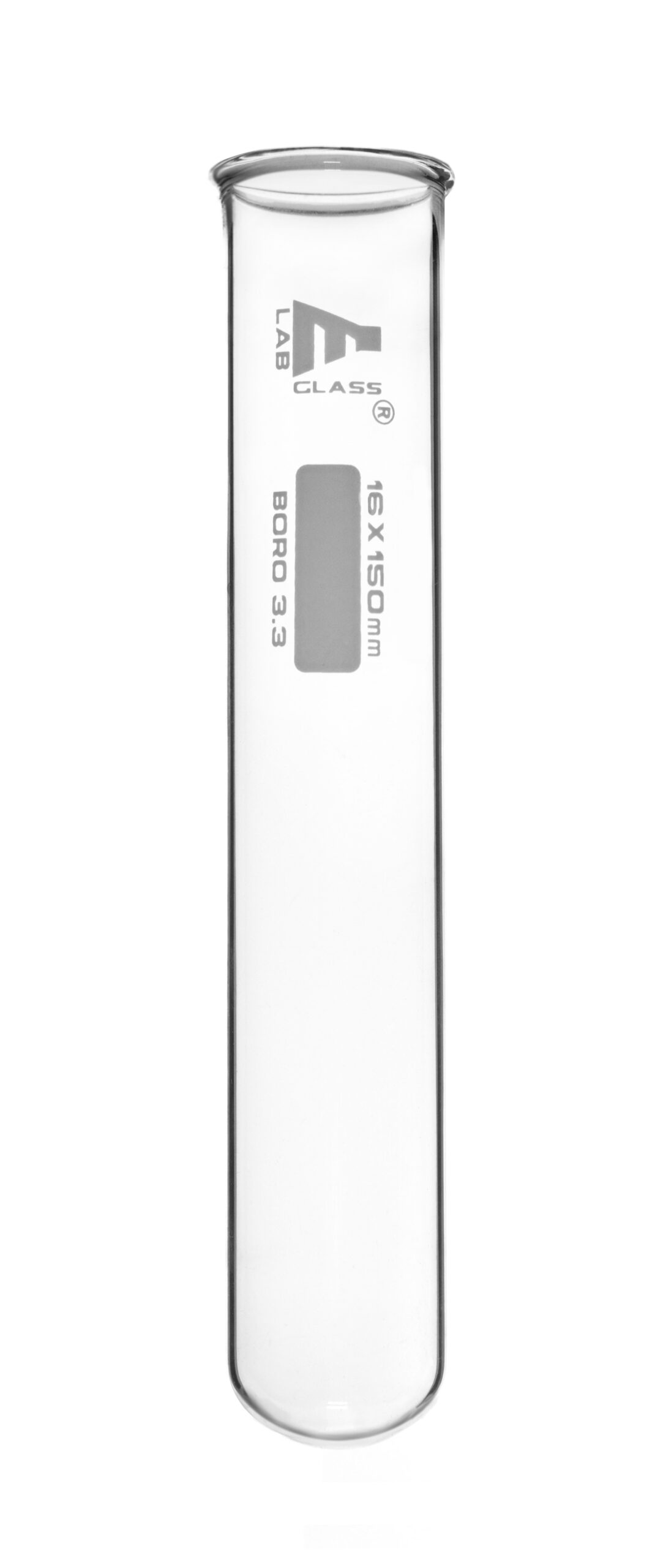 Test Tubes, 20ml - White Printed Specifications - Borosilicate 3.3 Glass - 1.2mm Thick Walls, Beaded Rim - Superior Heat & Chemical Durability - 5.9" Tall, 0.7" Diameter, 48PK