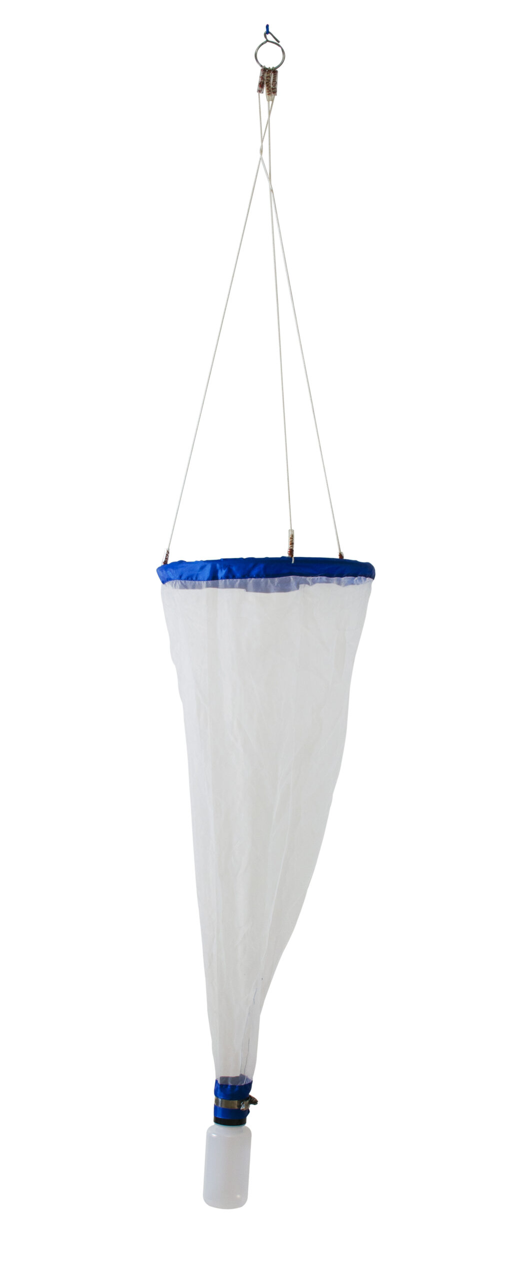 Plankton Net & Collection Vial - 35" Depth, 12" Diameter - Includes Plastic Vial & 2 Collection Bottles