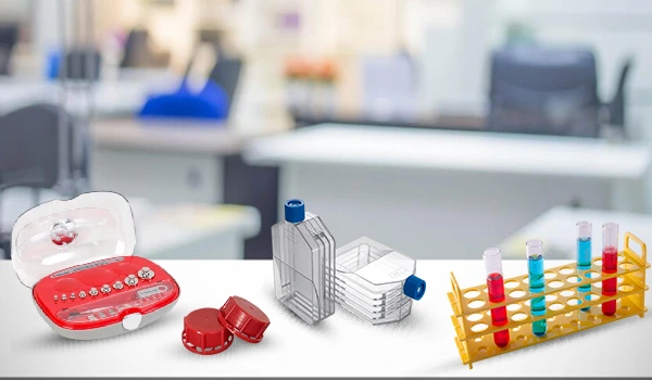 Lab accessories including centrifuge tubes, pipette tips, and glassware at Dawn Scientific